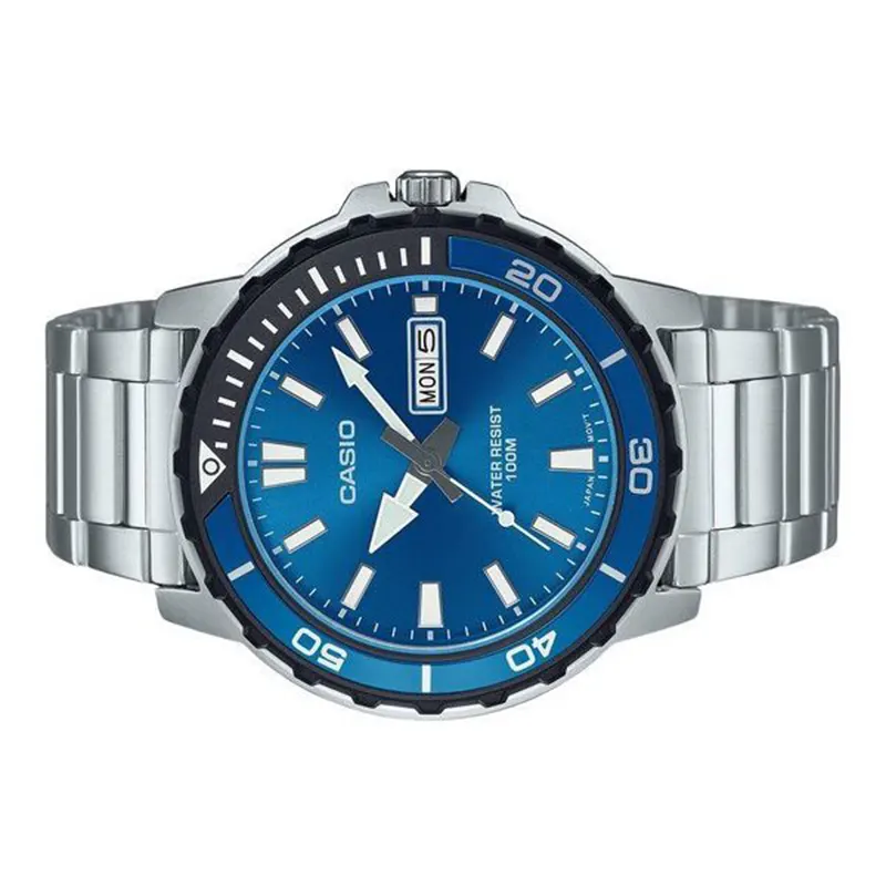 Casio Analogue Blue Dial Men's Watch | MTD-125D-2A1V